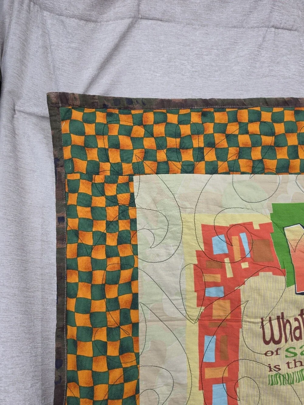 Madagascar Character Small Handmade Quilt Throw Blanket 39×50